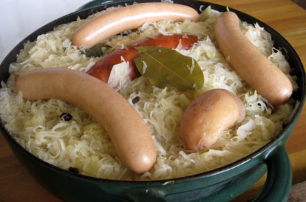 choucroute saucisse