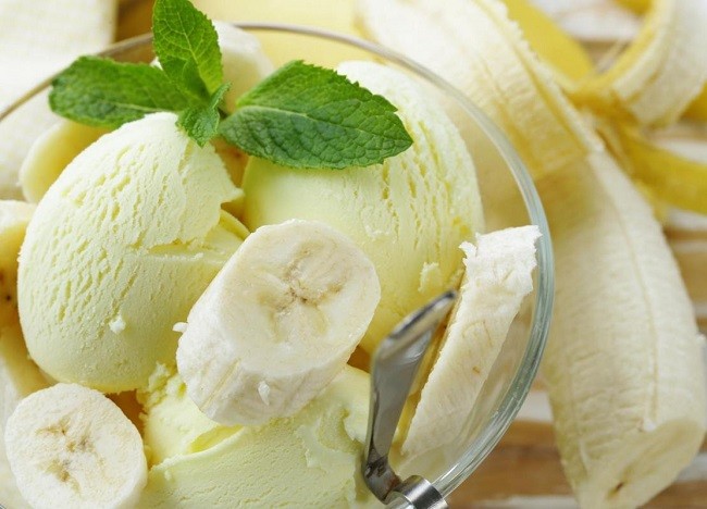 Découvrez ma recette de glace à la banane réalisée à la sorbetière