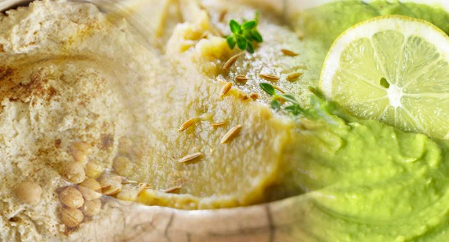 Recette de caviar d'aubergines du jardin, houmous et guacamole maison